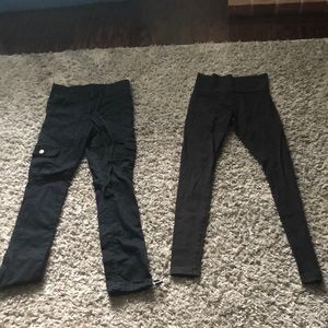 Cute black cargo pants and leggings